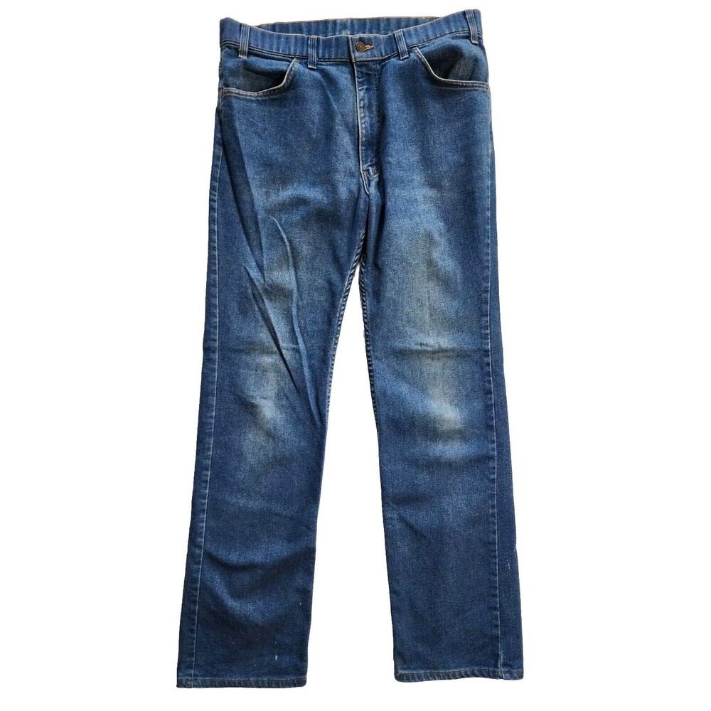 Rare vintage Levi's Men's Straight Jeans - Blue - Rare Skosh More Room